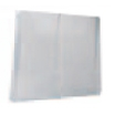 Translucent Smoke Gray Pocket File with 1" Expansion